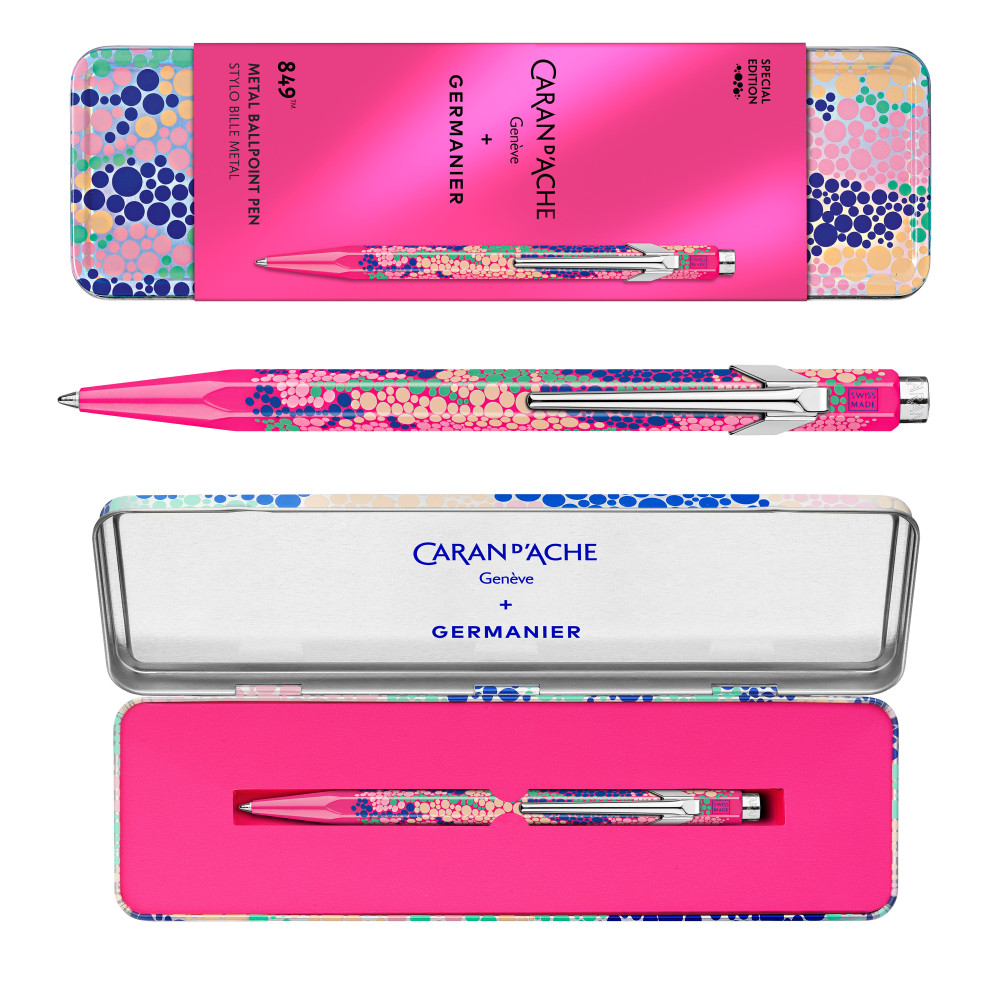 849 Limited Edition Germanier ballpoint pen - Caran d'Ache - Pink Fluo