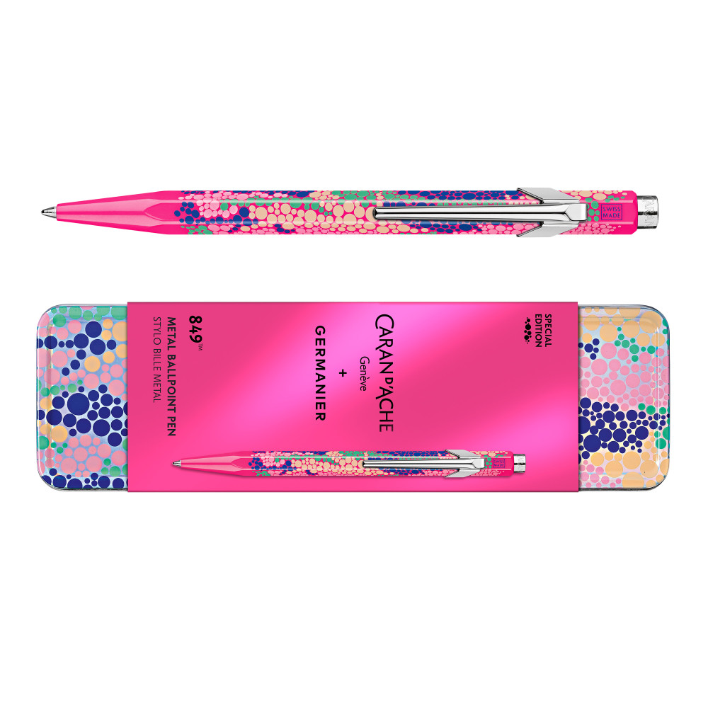 849 Limited Edition Germanier ballpoint pen - Caran d'Ache - Pink Fluo