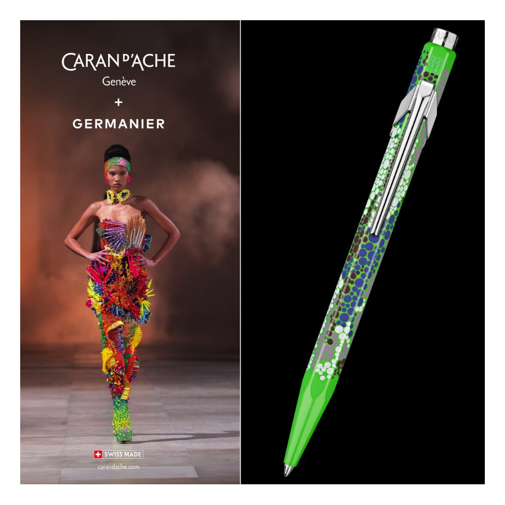 Długopis 849 Limited Edition Germanier w etui - Caran d'Ache - Green Fluo