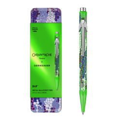 Długopis 849 Limited Edition Germanier w etui - Caran d'Ache - Green Fluo