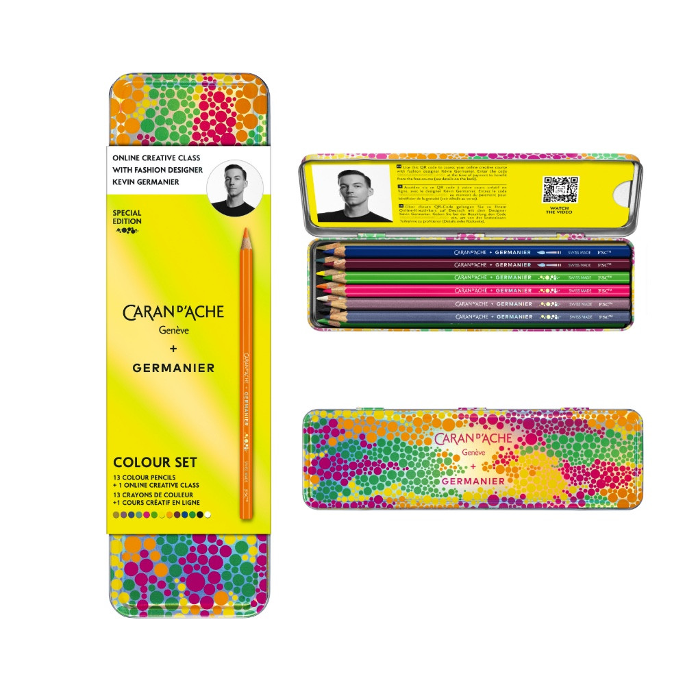 Set of Limited Edition color pencils - Caran d'Ache - 13 pcs.