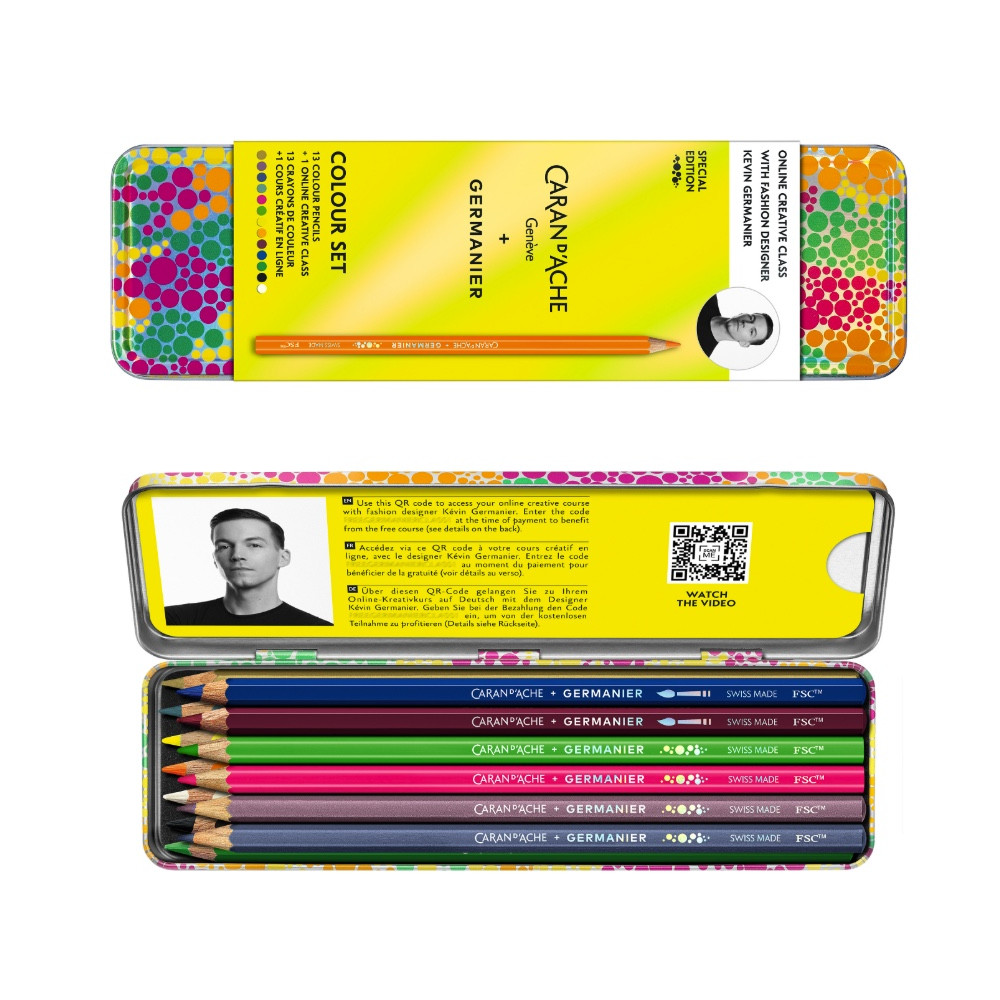 Set of Limited Edition color pencils - Caran d'Ache - 13 pcs.
