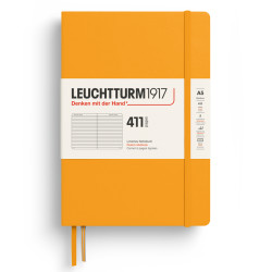 Ruled notebook 411 A5 - Leuchtturm1917 - Rising Sun hard cover