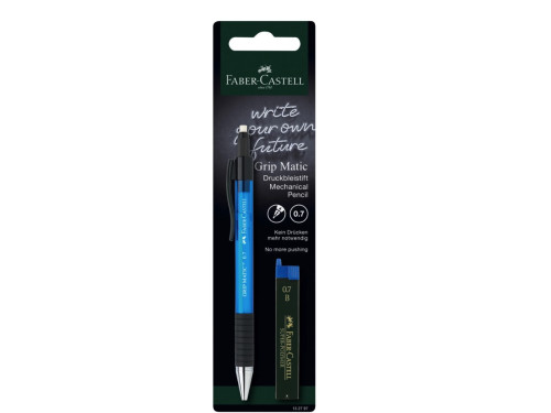 Mechanical pencil Grip Matic - Faber-Castell - Blue 0,7 mm