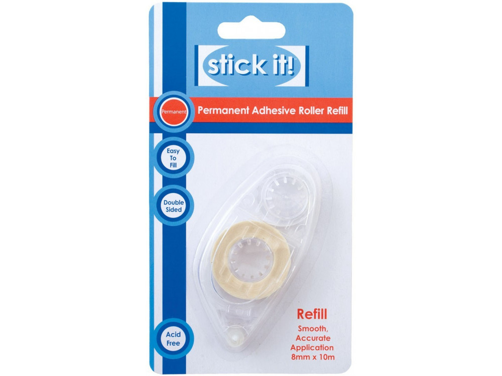 Double-sided Adhesive Permanent Refill - Stick It! - 8 mm x 10 m