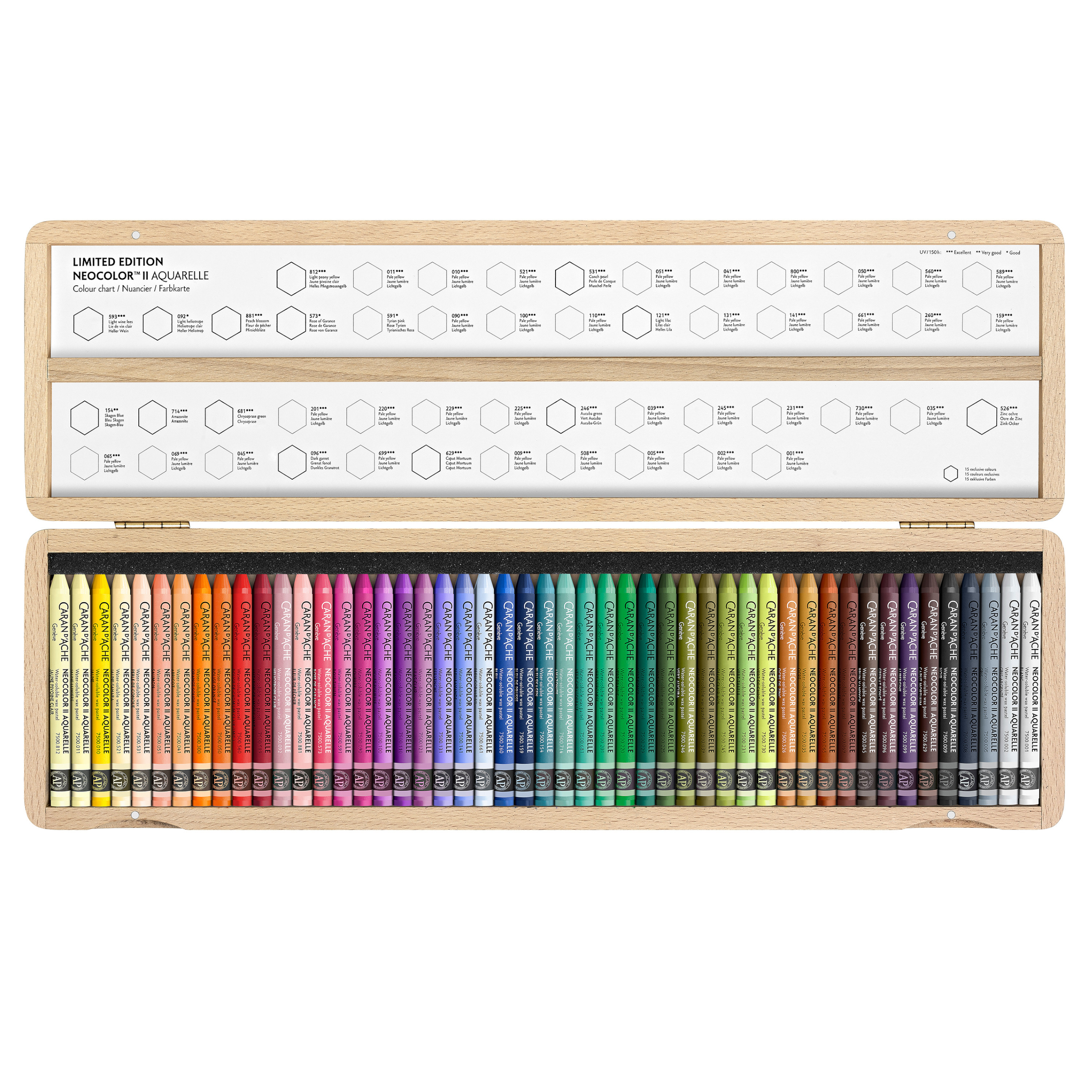 Neocolor II Limited Edition water-soluble wax pencils set - Caran