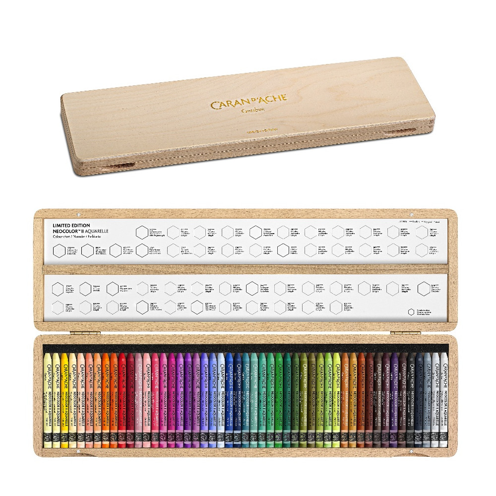 Neocolor II Limited Edition water-soluble wax pencils set - Caran d'Ache - 50 pcs.