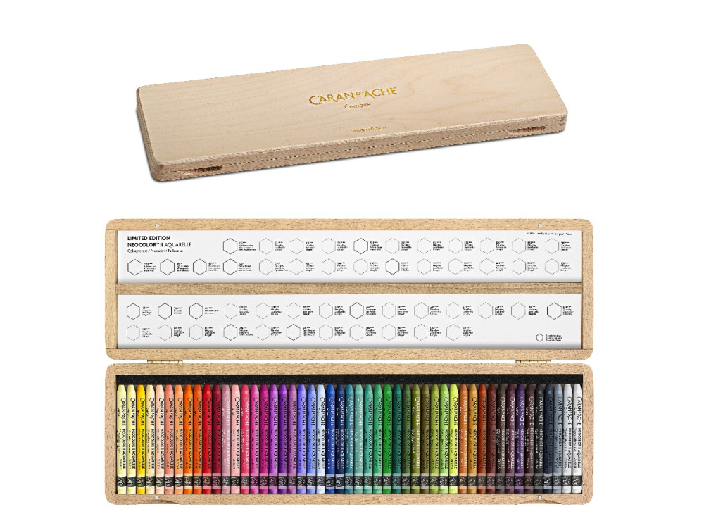 Neocolor II Limited Edition water-soluble wax pencils set - Caran d'Ache - 50 pcs.