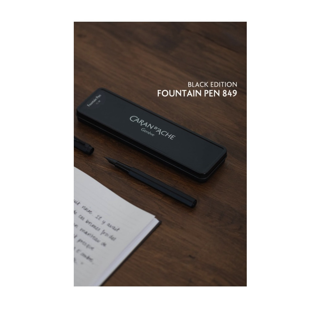 Fountain pen 849 - Caran d'Ache - Black Code F