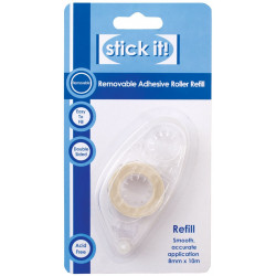Double-sided adhesive removable tape refill - Stick It! - 8 mm x 10 m