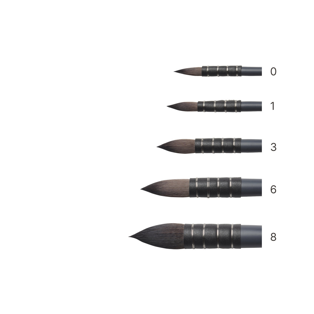 Pędzel okrągły syntetyczny wiewiórka - Winsor & Newton - nr 3