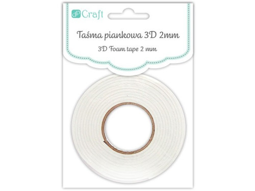 Taśma piankowa 3D - DpCraft - samoprzylepna, 0,5 cm x 2,2 m