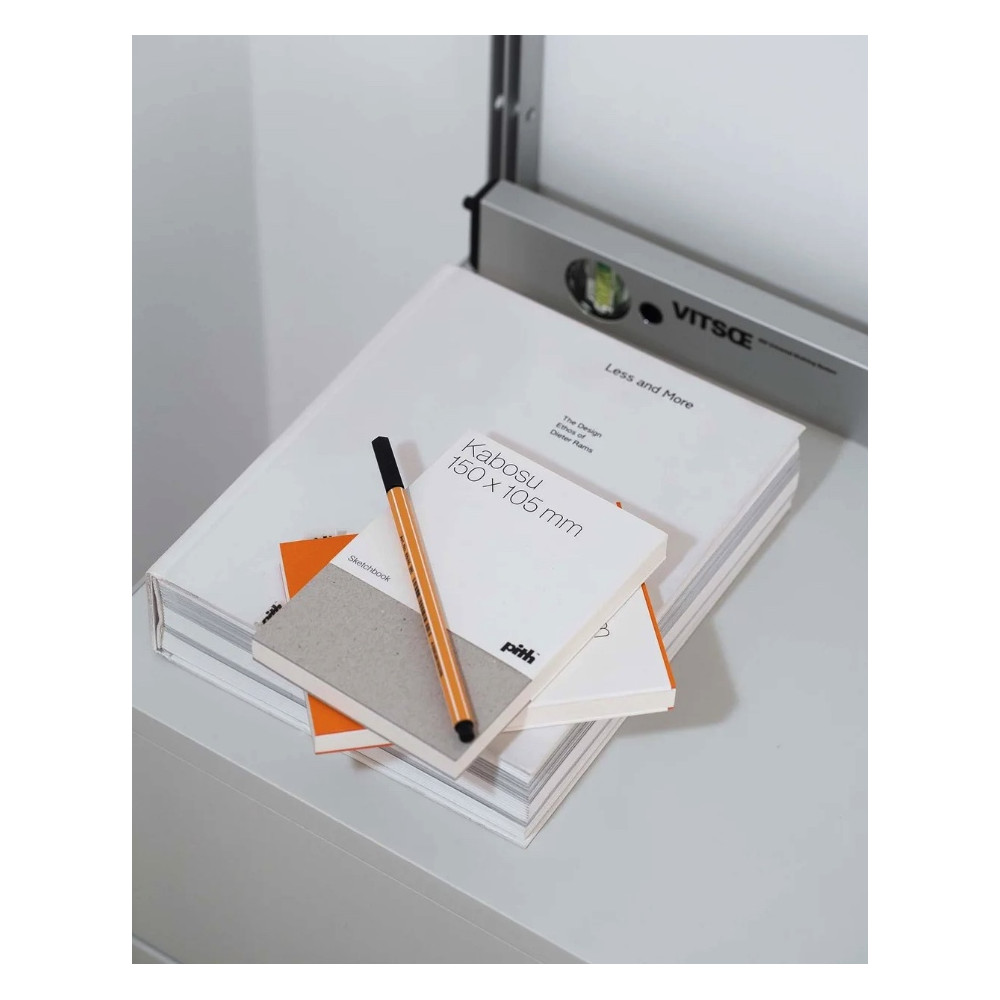 Szkicownik gładki Kabosu 10,5 x 15 cm - pith - Lavender