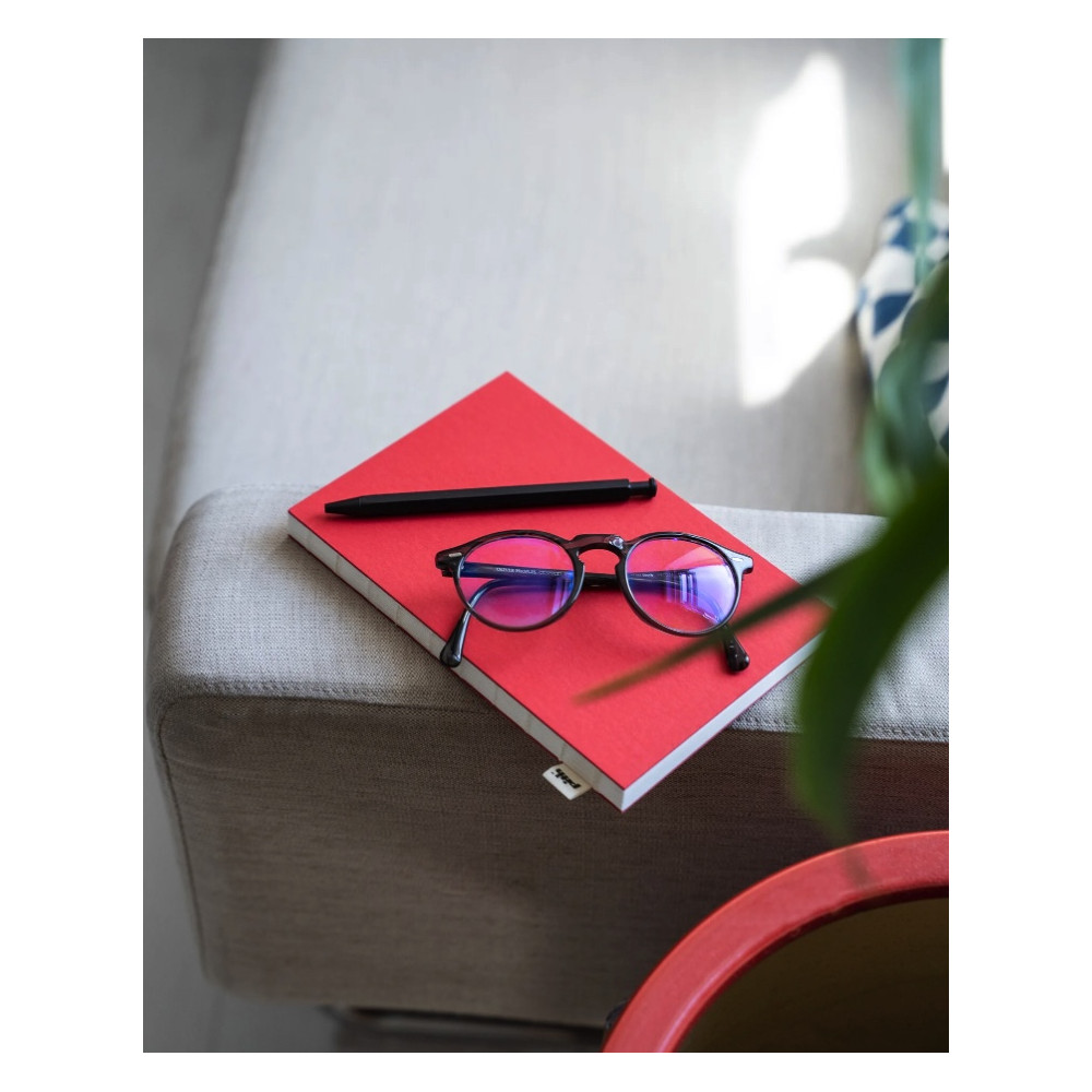 Dotted Yuzu notebook 12,9 x 19,8 cm - pith - Chalk