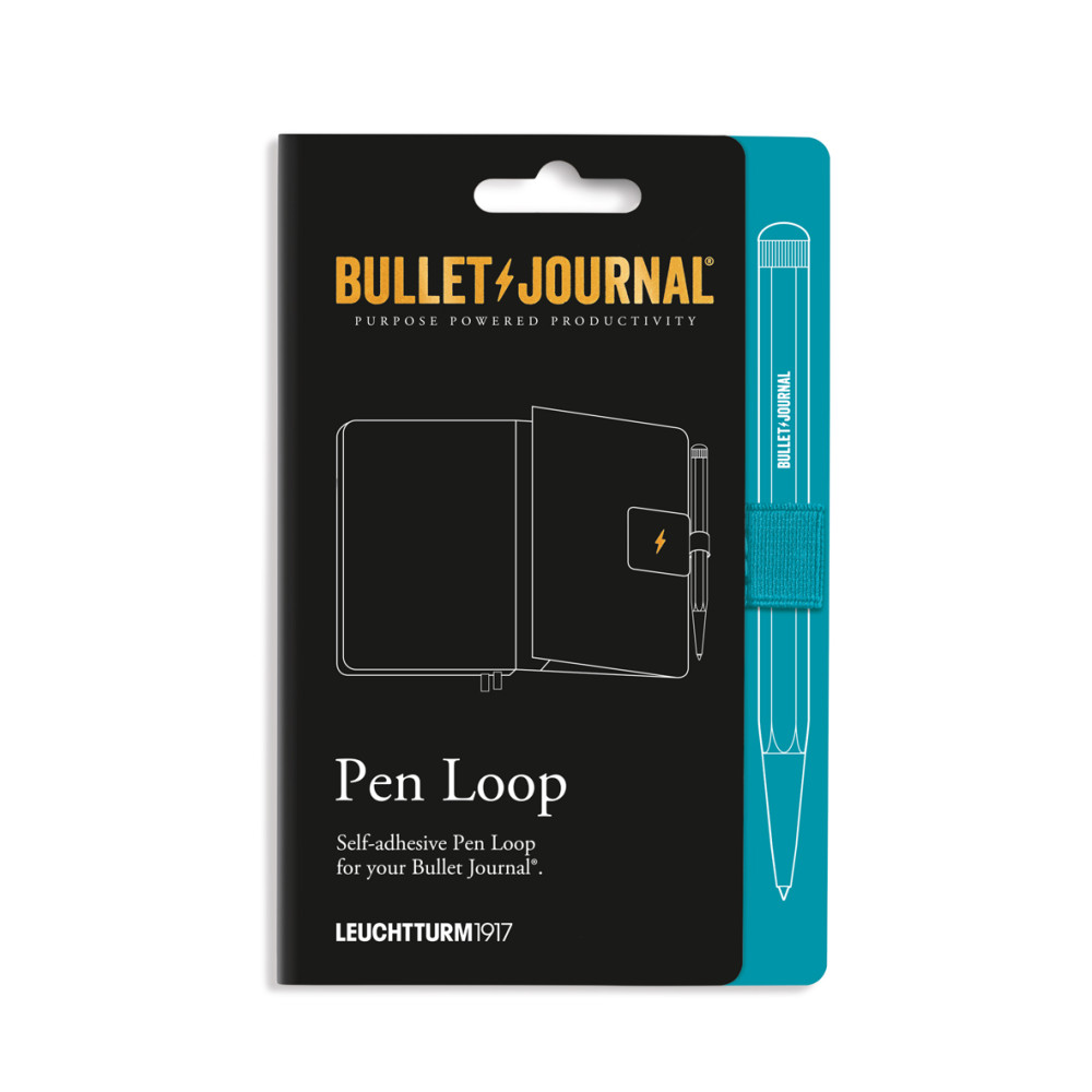 Pen loop Bullet Journal elastic pen holder - Leuchtturm1917 - Turquoise