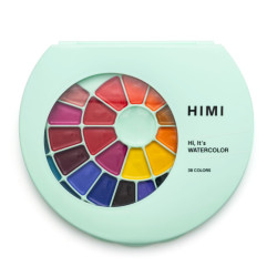 Set of Semi-Moist watercolors - HIMI - 38 pcs.