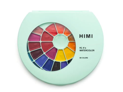 Zestaw akwareli Semi-Moist - HIMI - 38 szt.