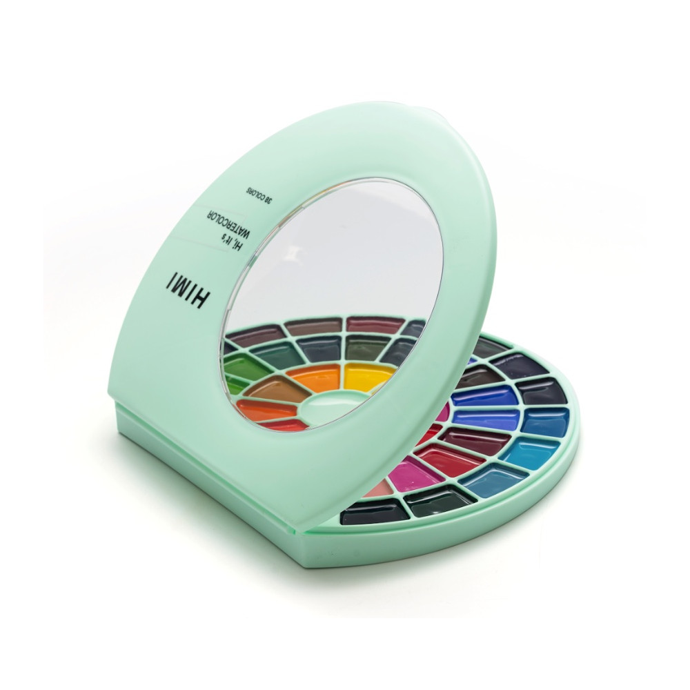 Set of Semi-Moist watercolors - HIMI - 38 pcs.