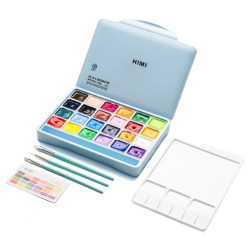 Set of Jelly Cup Gouache Basic - HIMI - 24 pcs. x 30 g