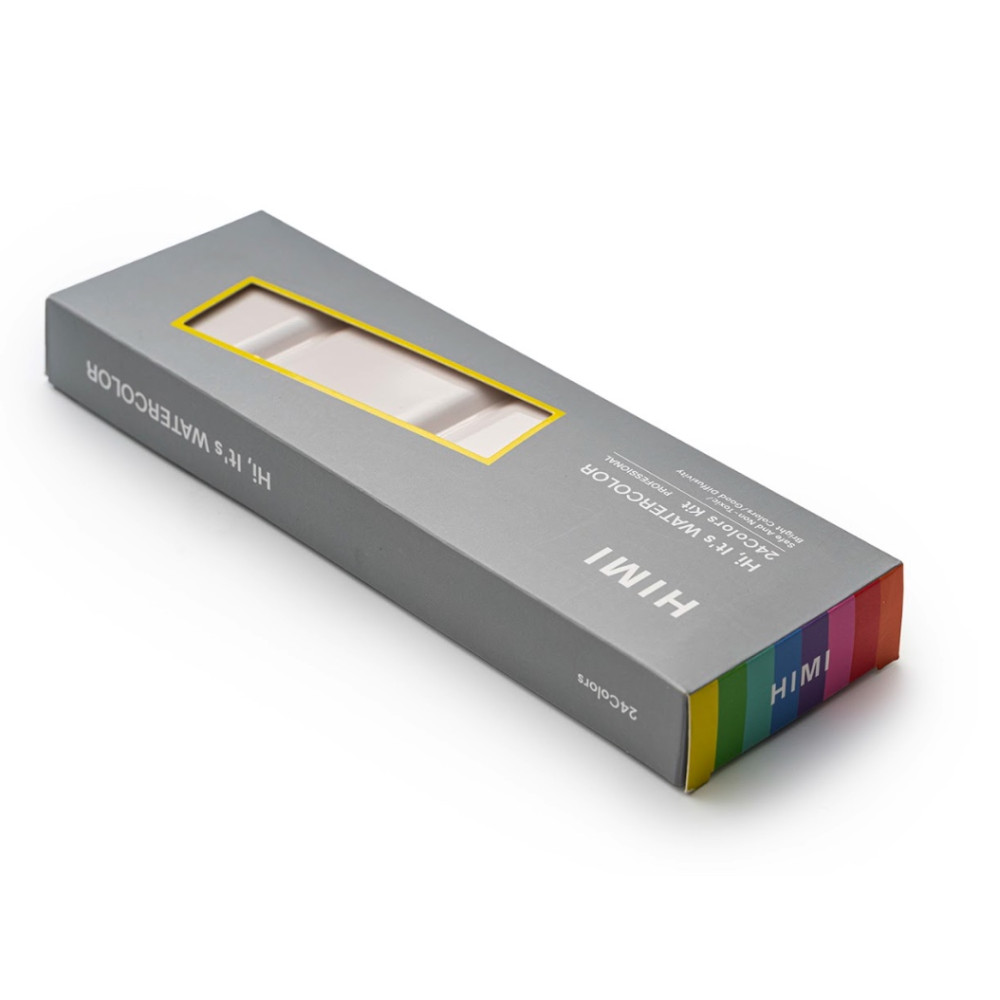 Set of watercolors in half-pans - HIMI - 24 pcs.