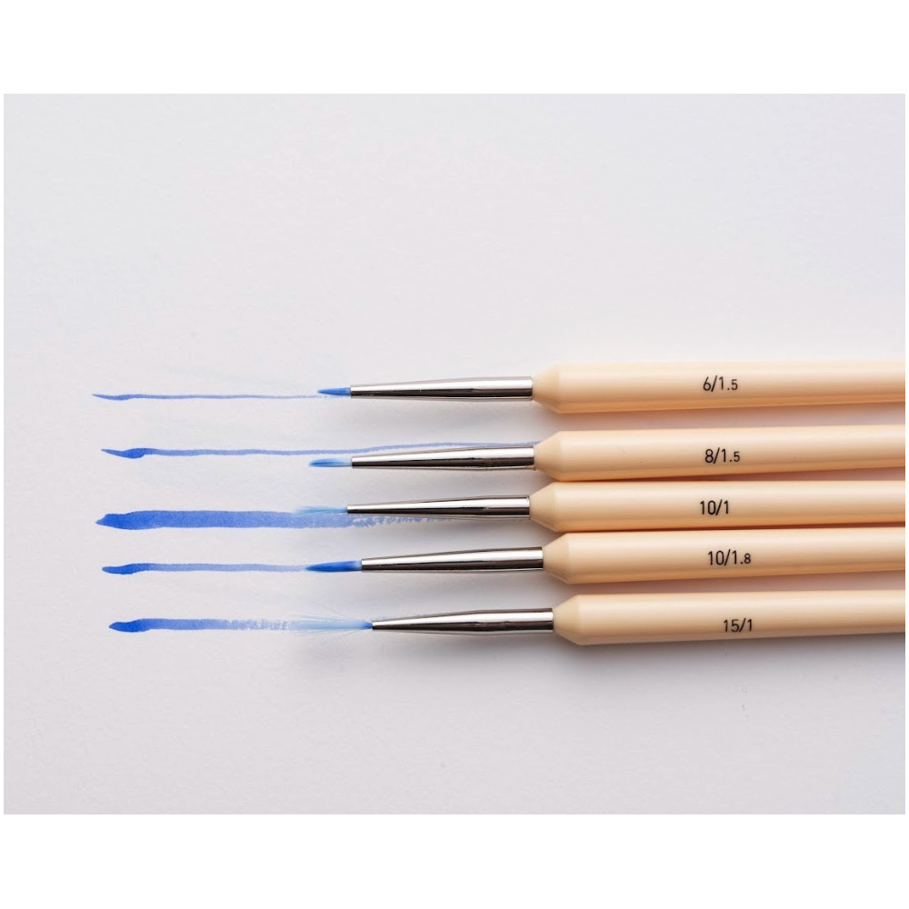 Set of round synthetic Detail brushes - HIMI - 5 pcs.