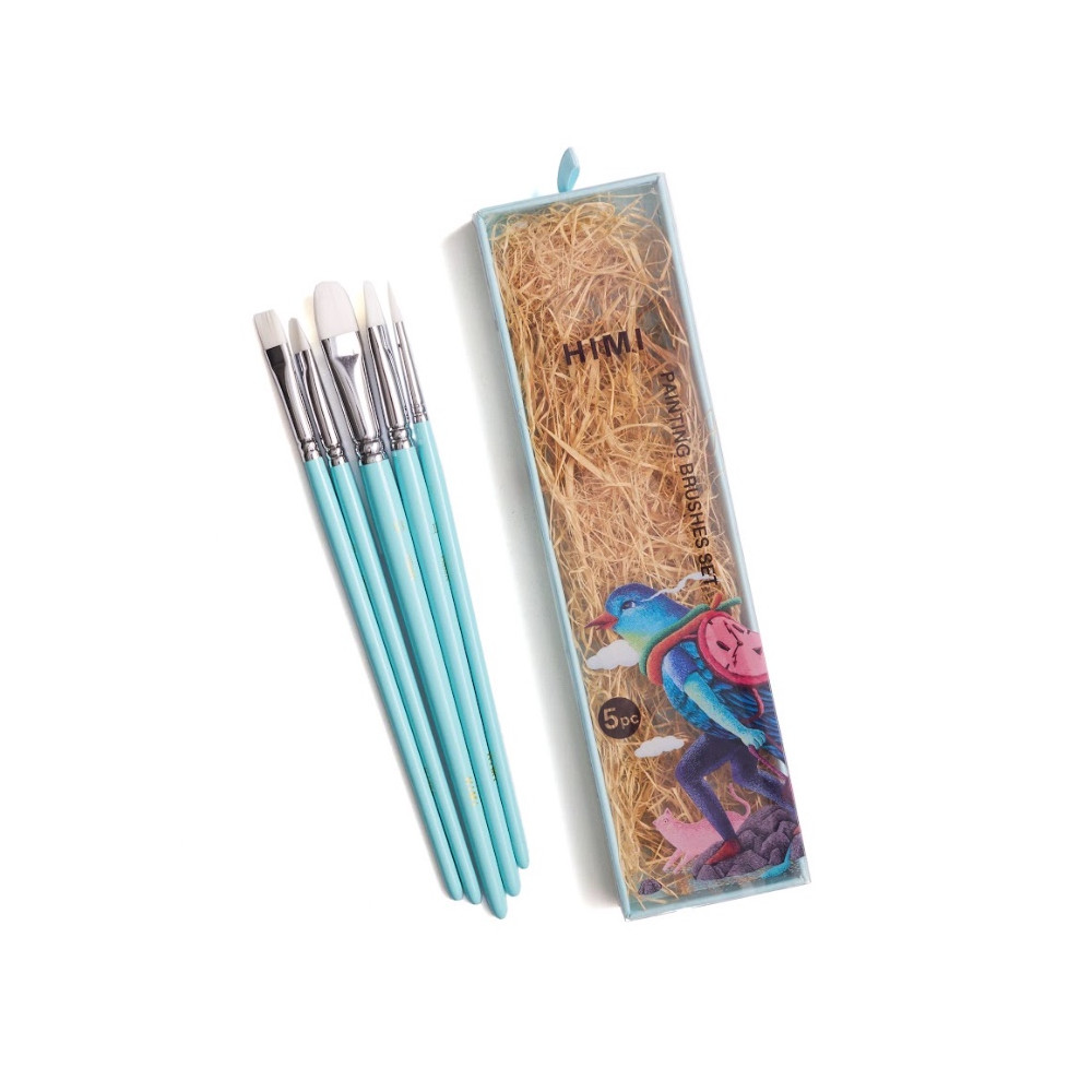 Set of synthetic Little Bird brushes - HIMI - 5 pcs.
