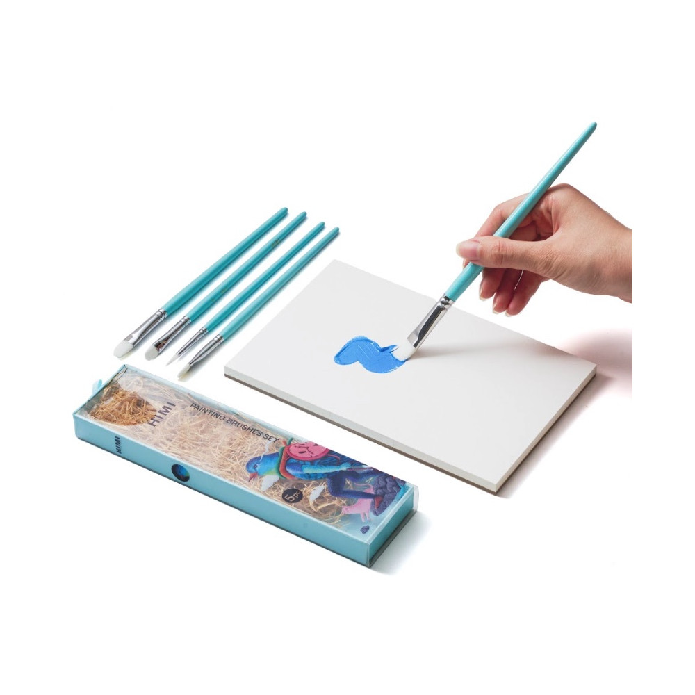 Set of synthetic Little Bird brushes - HIMI - 5 pcs.