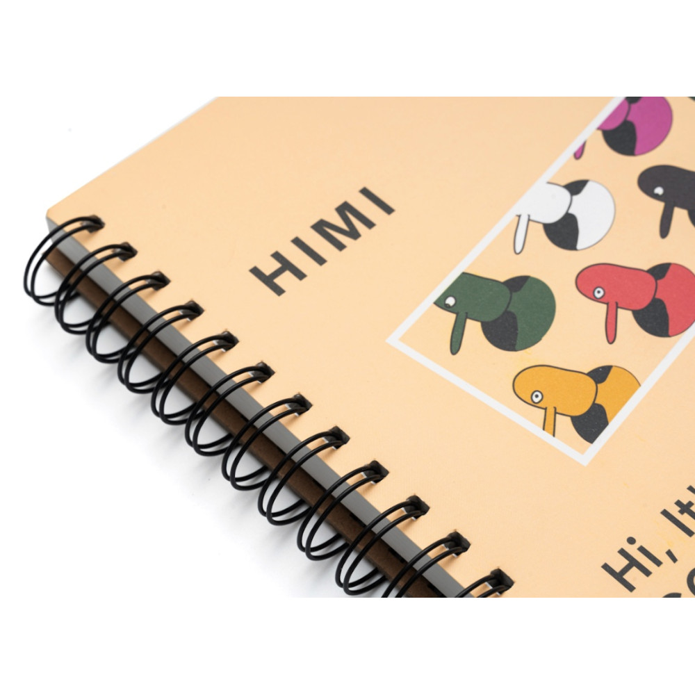 Spiral-bound gouache pad 17,8 x 25,4 cm - HIMI - 160 g 50 sheets