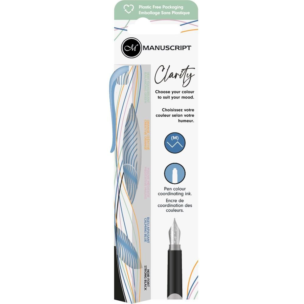 Clarity fountain pen - Manuscript - Blue M