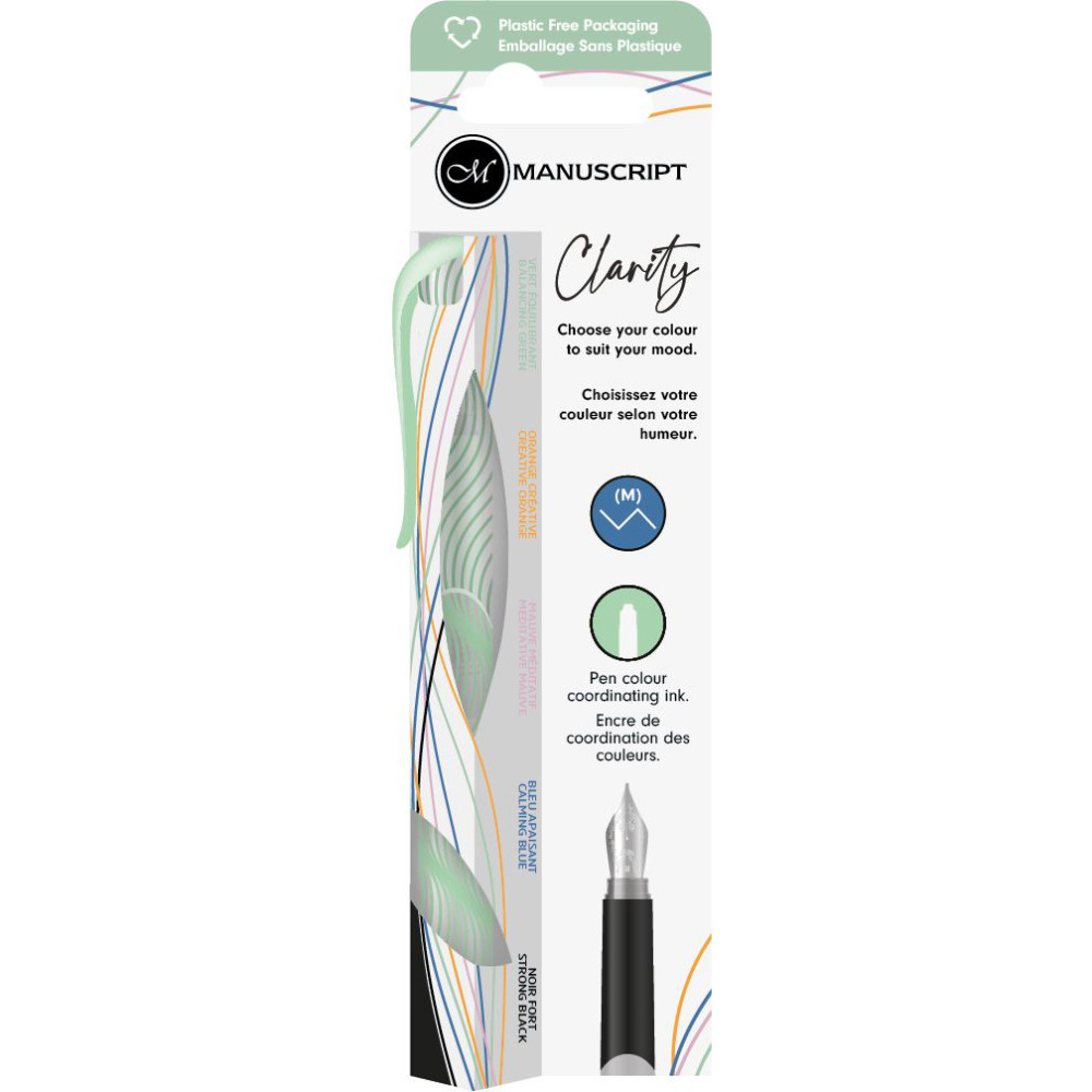 Clarity fountain pen - Manuscript - Green M
