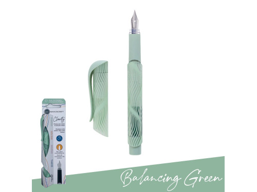 Clarity fountain pen - Manuscript - Green M