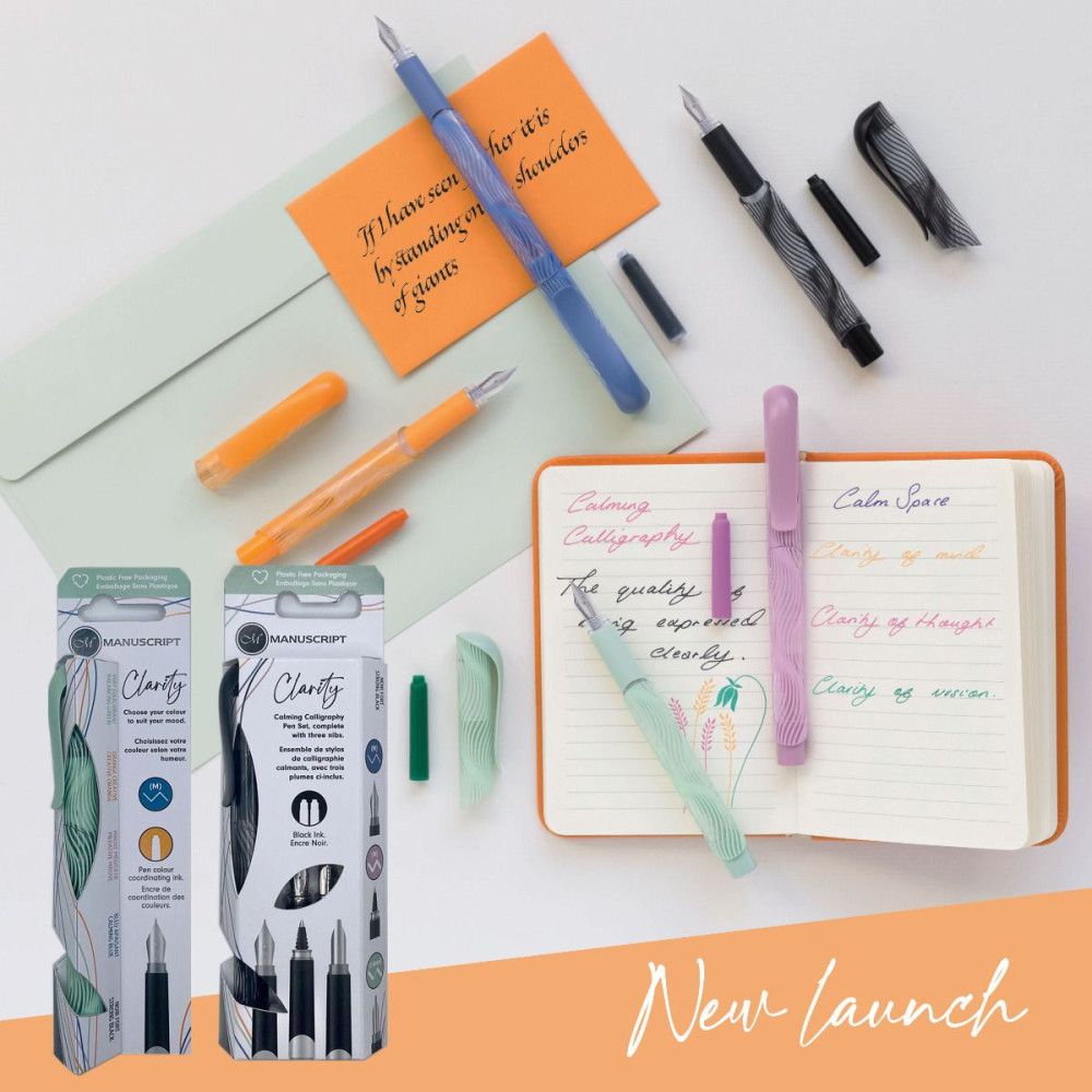 Clarity fountain pen - Manuscript - Orange M