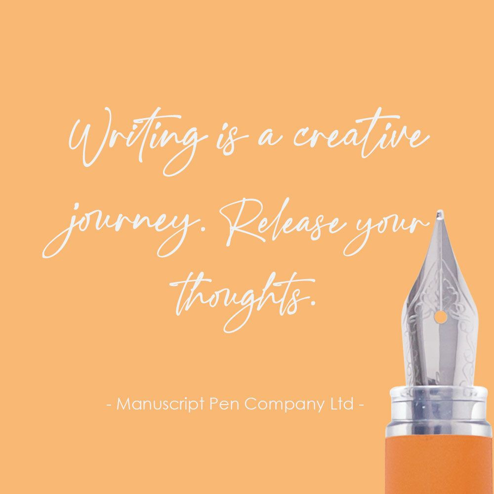 Clarity fountain pen - Manuscript - Orange M