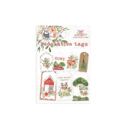 Decorative tags - Piątek Trzynastego - Farm Sweet Farm 03, 7 pcs.