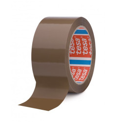 Pack Solvent tape 48 mm x 66 m - Tesa - brown