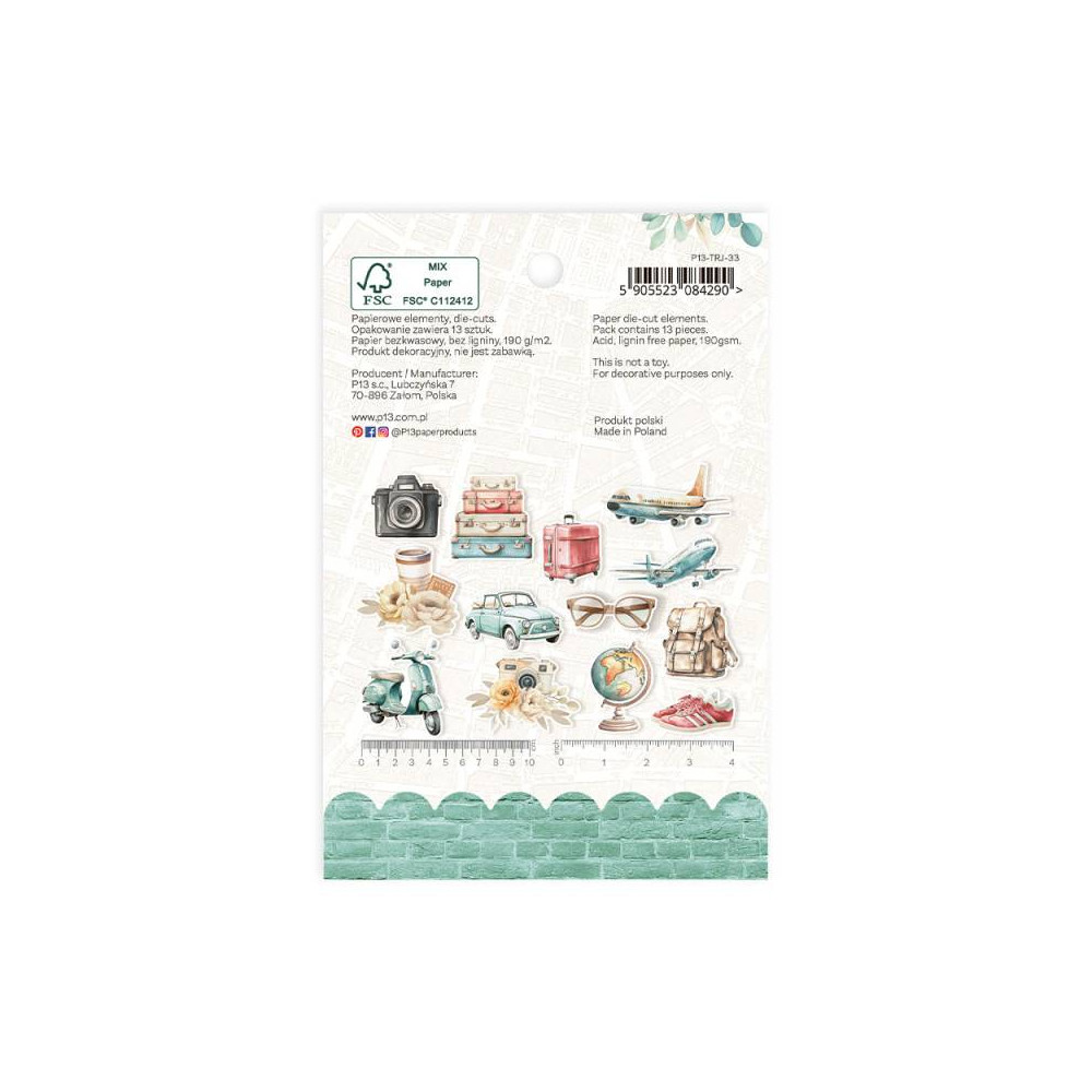 Bits & Pieces - Piątek Trzynastego - Travel Journal 13 pcs.