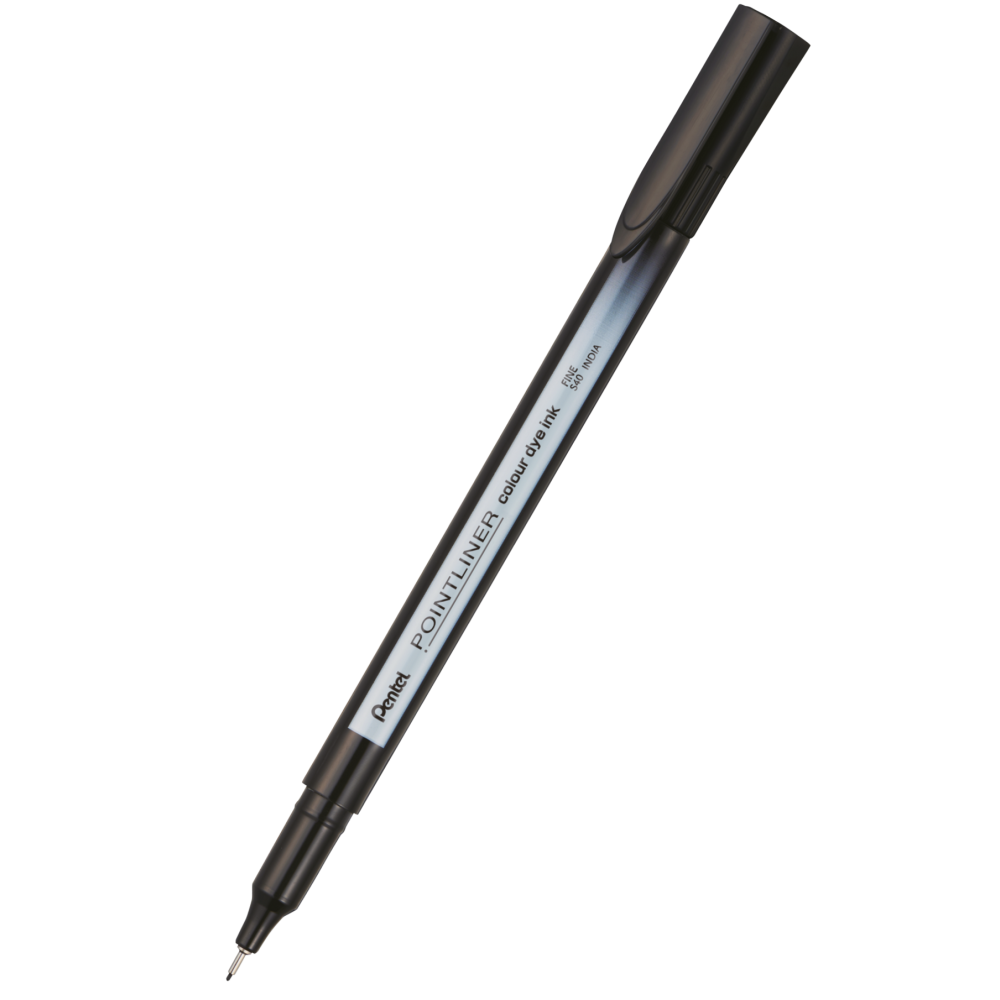 Cienkopis Pointliner Colour 0,4 mm - Pentel - czarny