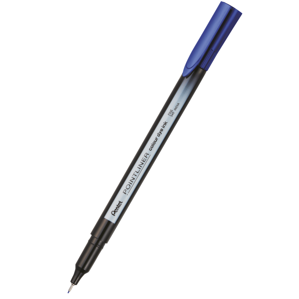 Cienkopis Pointliner Colour 0,4 mm - Pentel - niebieski