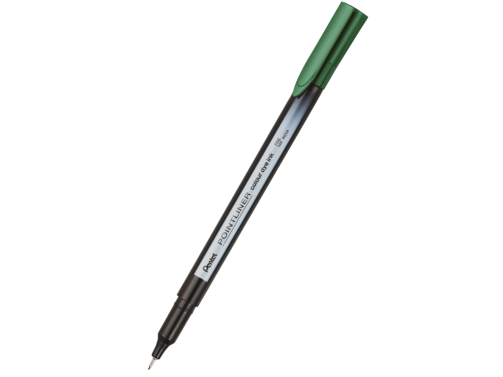 Cienkopis Pointliner Colour 0,4 mm - Pentel - zielony