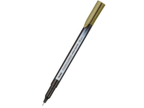 Cienkopis Pointliner Colour 0,4 mm - Pentel - złotobrązowy