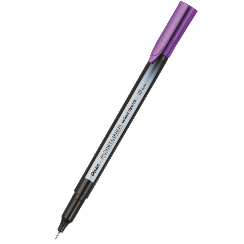 Cienkopis Pointliner Colour 0,4 mm - Pentel - liliowy