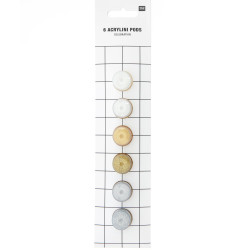 Zestaw farb akrylowych Acrylini Celebration - Rico Design - 6 x 3,5 ml