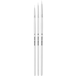 Set of round synthetic Acrilini brushes - Rico Design - 3 pcs.