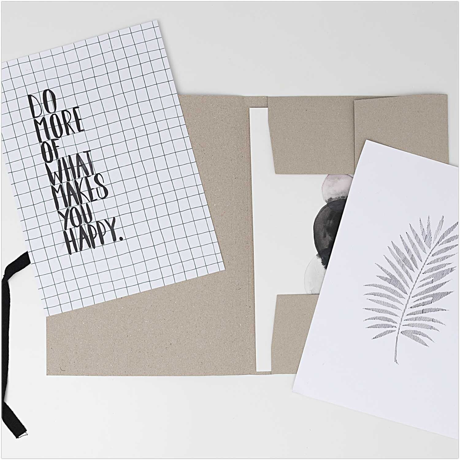 Cardboard drawing folder A3 - Paper Poetry
