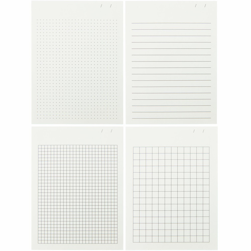 Plain notebook 9 x 12,8 cm - Paper Poetry - Ivory softcover 100 g