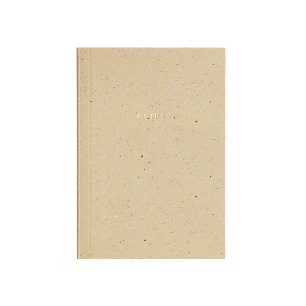 Plain notebook 9 x 12,8 cm - Paper Poetry - Cappucino softcover 100 g