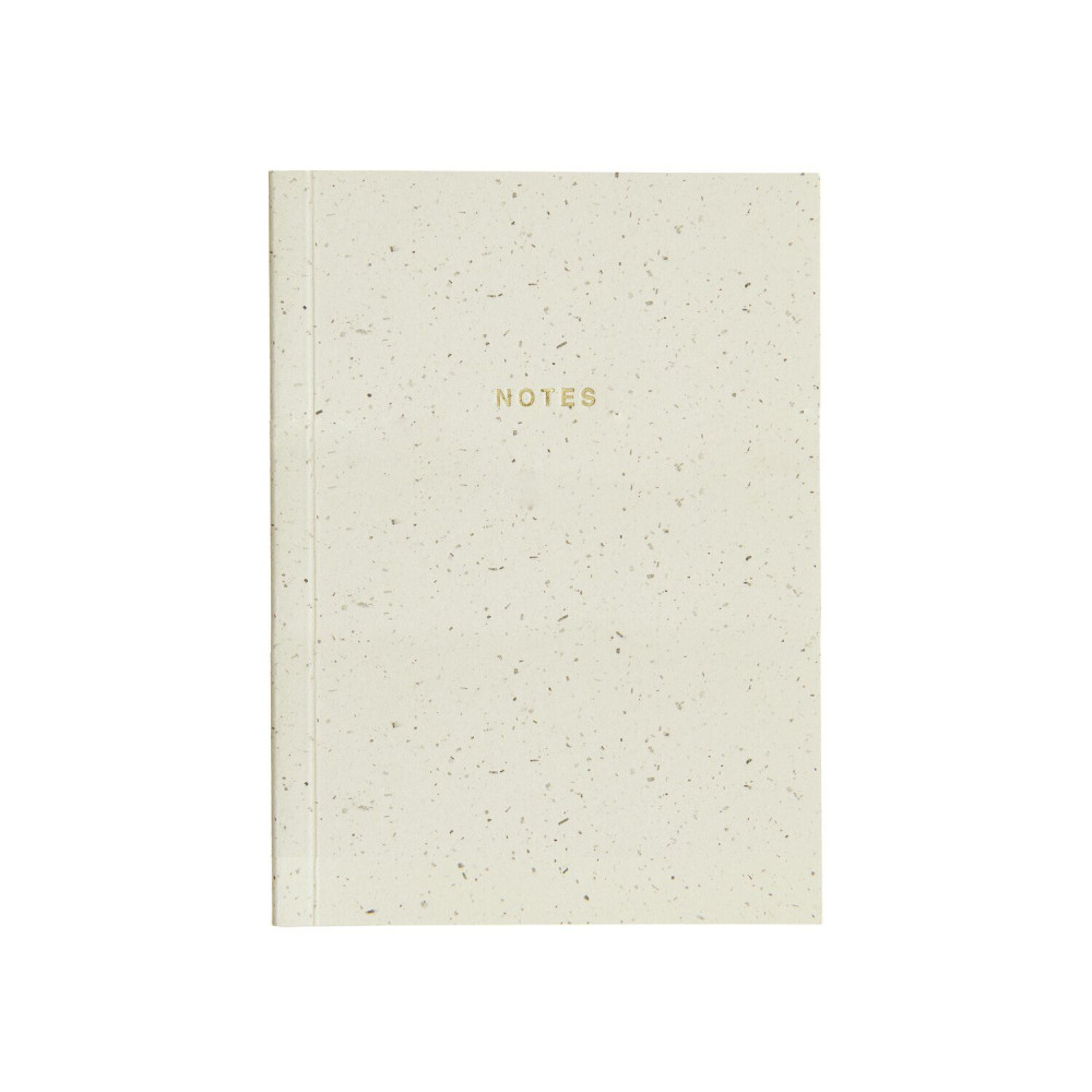 Plain notebook 9 x 12,8 cm - Paper Poetry - Ivory softcover 100 g