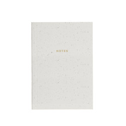 Plain notebook 9 x 12,8 cm - Paper Poetry - Off White softcover 100 g