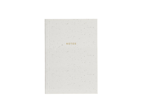 Plain notebook 9 x 12,8 cm - Paper Poetry - Off White softcover 100 g