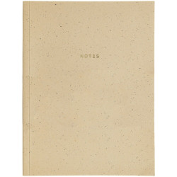 Plain notebook 15 x 20 cm - Paper Poetry - Cappuccino softcover 100 g